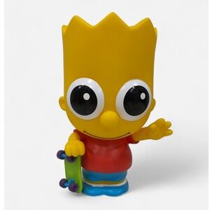 The Simpsons Bart with Skateboard Figural PVC Coin Bank